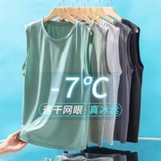 ☆大割引☆夏 ・メンズ・涼感・メッシュ速乾・気質・袖のないtシャツ・トップス・M～5XL   7色