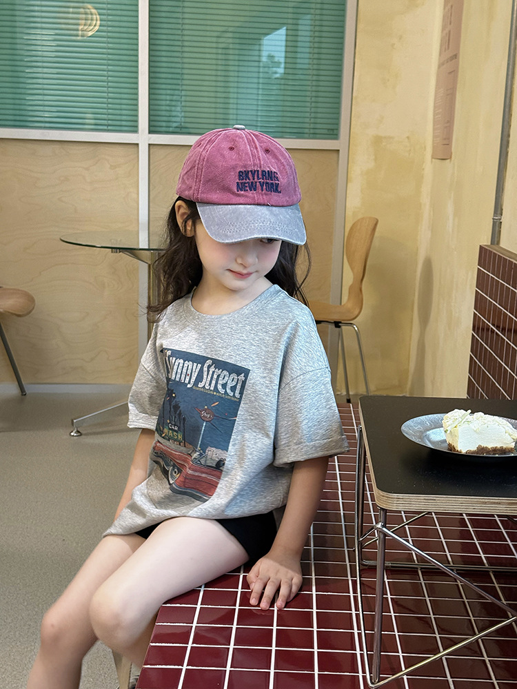 2025春夏新作★韓国風子供服★ベビー服 ★キッズ服★アパレル★半袖 tシャツ★トップス