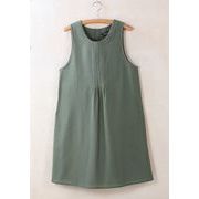 【即納】ピンタックチュニックエプロン