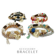 ▼MAGGIO▼タッセル＆フェザービーズブレスレット