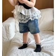 ベビー デニムショーツ 女の子 はだざわり良い 伸縮性 洗濯OK 夏 お出かけ  夏服 子供服