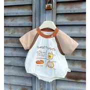 2025春夏新作  子供服  ベビー服  アパレル  半袖  ロンパース     可愛い  男女兼用