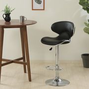 カウンターチェア シェル BK