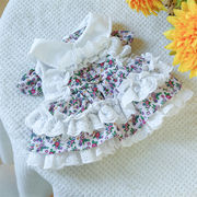 通気性と快適性に優れた花柄ドレス★小型犬服 ★猫服★ペット用品★ネコ雑貨