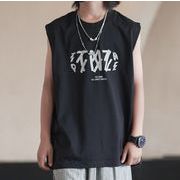 2025春夏新作★子供服★キッズ服★袖なし  tシャツ   男の子★  トップス★インナー★