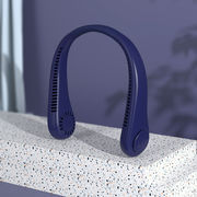 ネッククーラー 冷却プレート 首掛け扇風機 ネックファン 5段階風量調節 1200mAhバッテリー 扇風機 羽なし