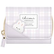 ■CRUX(クラックス)■　ぴょこふれ　三つ折り財布　ウサギ