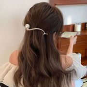 ポニーテールヘアピン フラットヘアピン フロッグバックルヘアピン 気質ヘアアクセサリー