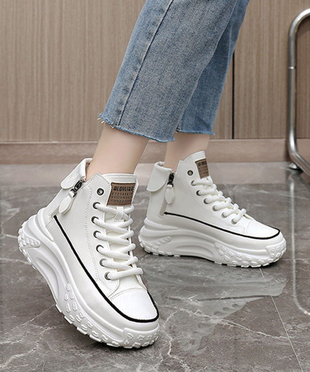 【日本倉庫即納】 ハイカットスニーカー レディース 厚底靴