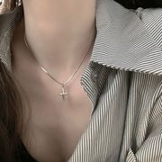 ステンレス ネックレス スター ネックレス ins ステンレスネックレスチェーン 金属アレルギー対応 ★2025