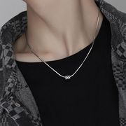 チタンスチールネックレス メンズ鎖骨ネックレス メンズアクセサリー チタンスチールアクセサリー