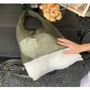 ショルダーバッグ メッシュ レースバッグ   収納 買い物バッグ レディース