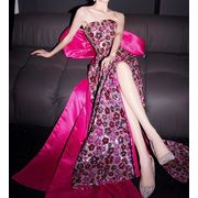 結婚式・司会者用ワンピース・花嫁ウェディングドレス・パーティードレス・披露宴/写真撮影  ロングドレス