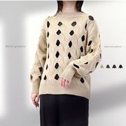 □　期間限定特価　□メッシュニット　プルオーバー(32816)