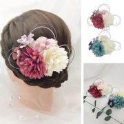 【和風髪飾 】夏祭り　着物浴衣　 和風ヘアピン　へアアクセサリーYH00015