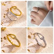 ジルコニア 水滴リング レディース おしゃれ 変色しない フリーサイズ