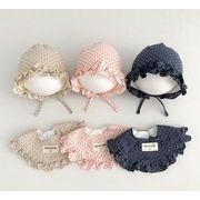 2025年新品★子供用★帽子&涎掛け分けて★ 3色