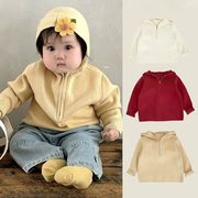 2025春秋子供服 カジュアル系 長袖Ｔシャツ ベビー服 韓国風 トップス キッズ服 パーカー [73~110cm]