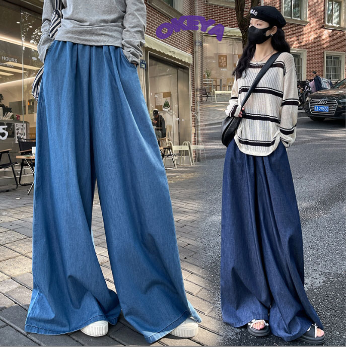 2025年秋新作　レディース服　ボトムス　ジーンズ　ロングパンツ　スカートパンツ　ワイドパンツ　S#-5XL#