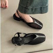 サンダル メッシュ お出かけ ヴィンテージ コーデに合わせやすい  レディースシューズ