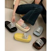 サンダル ミュール ウェッジソール 外出 お出かけ レディースシューズ