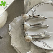 パール付 ヘアピン 髪飾り ヘアクリップ 髪留め ヘアアクセサリー ファッション 可愛い