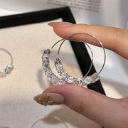 ジルコニアピアス　アクセサリー　デザイン　韓国ファッション