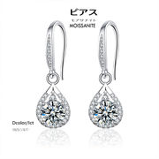 【ギフト対応】イヤリング ペンダント 1カラット（0.5ct×2）モアサナイト  ジュエリーア クセサリー