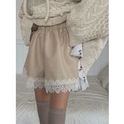 レースpuショートパンツ　レディース　ファッション