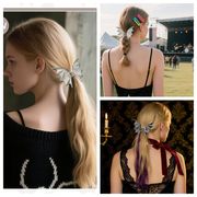 蝙蝠ヘアクリップ ハロウィンコスプレ メタリック ゴスロリ 大人可愛い 14色