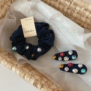 ヘアピン　シュシュ　ヘアアクセサリー　レディース　デザイン　韓国風　髪飾り