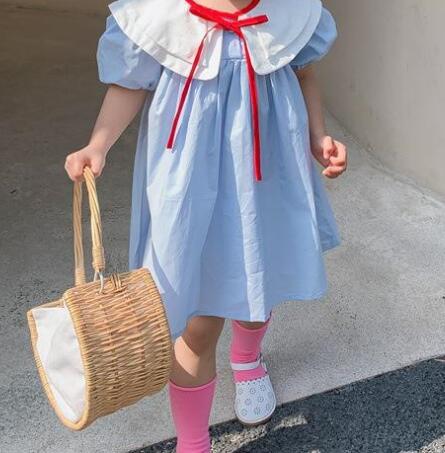 2025★夏新作★韓国風子供服★ワンピース★7～15 2色