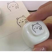 2025新作  文房具 印章 手帳 捺印  DIY スタンプ  かわいい     ボタンスタンプ
