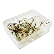 ベロス カーペット画鋲 20本 透明 クリア V50180 JDC-100