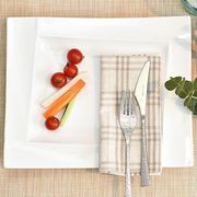 イゾラ 30レクタンギュラープレート 白系 洋食器 角型プレート 日本製 美濃焼 おしゃれ