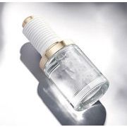 精油ボトル 30ml クリエイティブデザイン ガラス製 プレスドロッパー付き