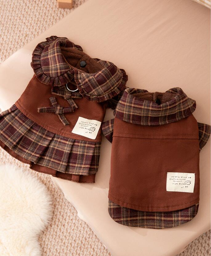 2025秋冬新作】ペット服  小型犬服   犬服   猫服　 超可愛い  ドッグウエア  ペット用品   ネコ雑貨 SX