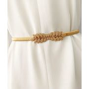 【日本倉庫即納】 細ベルト ストレッチ ウエストチェーン