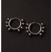 ステンレスイヤーカフ メンスピアス アクセサリー 両耳イヤリング 18k　金属アレルギー対応