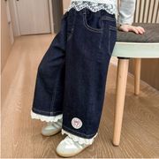 2025秋新作 韓国子供服 ボトムス　ジーンズ　デニムズボン　ズボン　パンツ 90-140cm