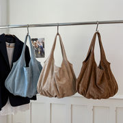 スエードトートバッグ　デザイン　韓国ファッション