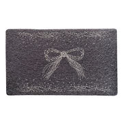 ふかふかテラスマット Ribbon 75×45　玄関マット/ベランダ/庭/通気性