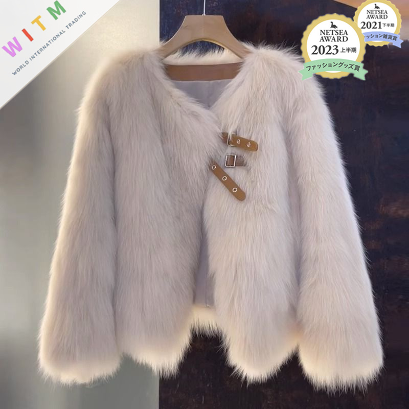 2025秋冬新作 ファーコート アウター エコファーコート レディース服 防寒 ふわふわ