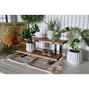 ☆Blunt WOOD2段シェルフS　棚/ディスプレイ/台/ラック/家具