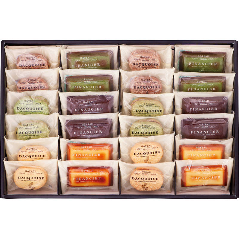 井桁堂 自家挽きアーモンドのガトーセレクション 24個入 GS24