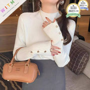 2025秋冬新作 セーター トップス インナー 長袖 レディース服 全4色 オシャレ