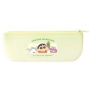 クレヨンしんちゃん SOFUTTO シリコーン ペン ポーチ チョコビ グリーン【小ロット販売】