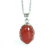 ロードクロサイト インカローズ ハイクオリティー シルバー プチペンダント