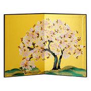 ★ひな祭りを飾る★ 縁起の良い雛人形【金彩屏風・桜山】