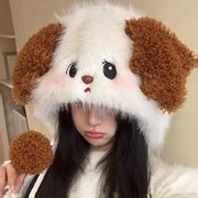 2025新品  秋冬 女の子 リボン  かわいい レディース 上品 ふわふわ　キュート 帽子  ギフト  耳覆い